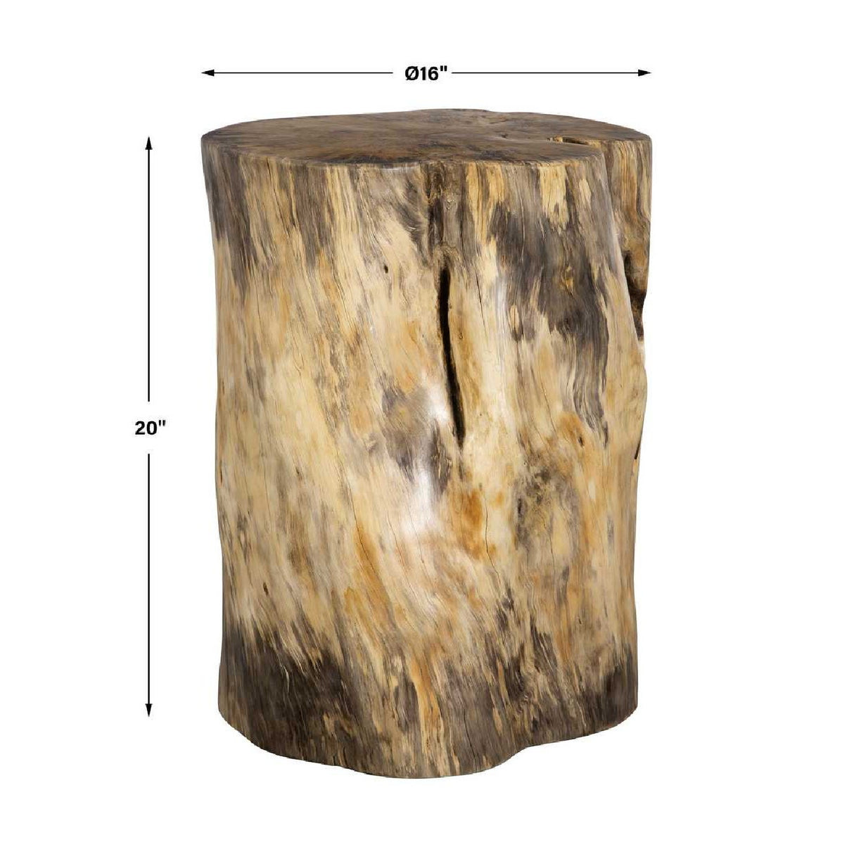 Tamarind Wood Accent Stool | Oroa.com