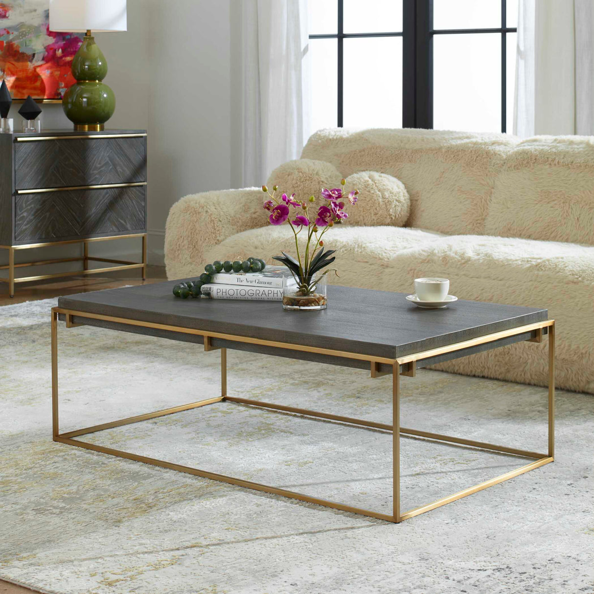 Gray Acacia Coffee Table | Oroa.com