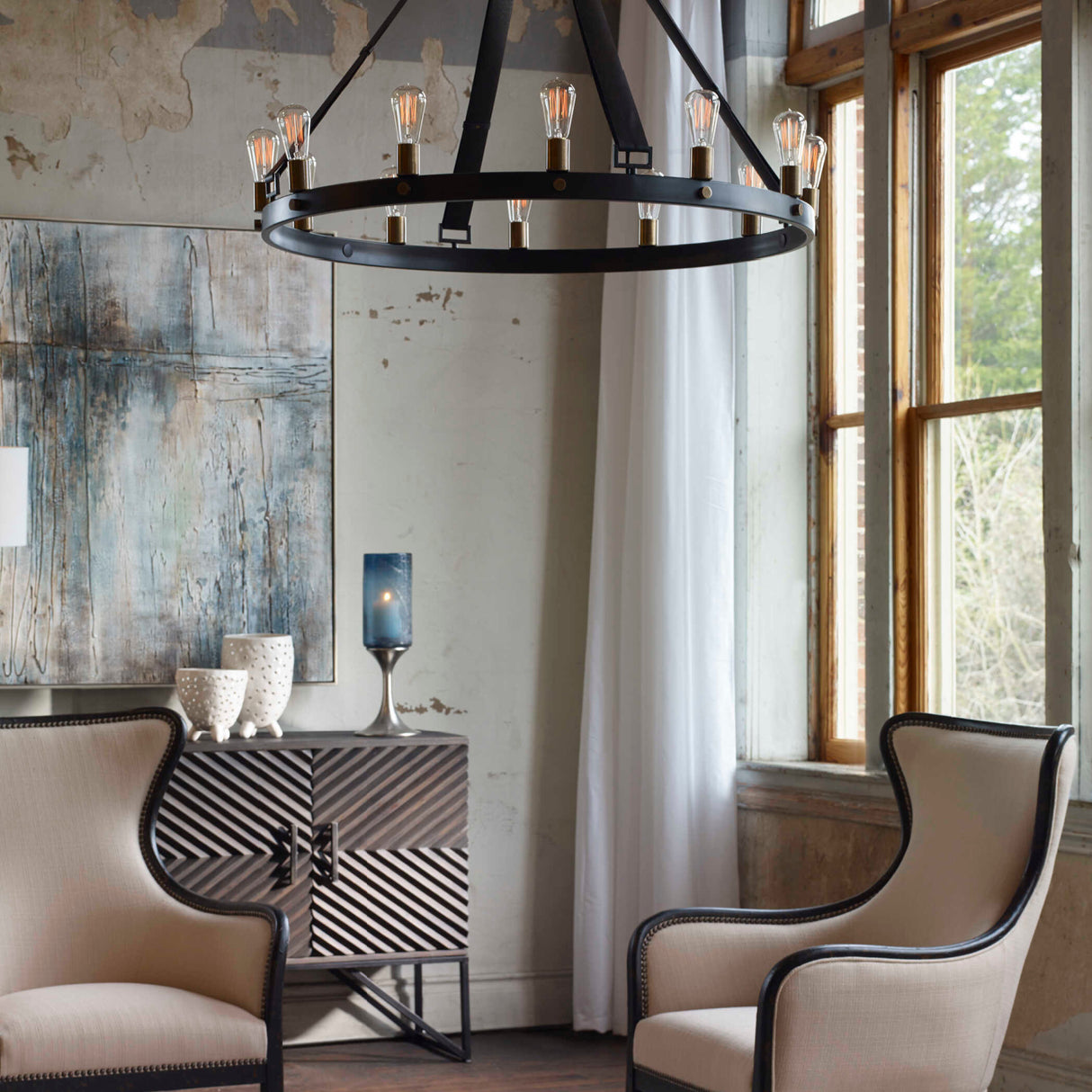 Cream Open-Back Dining Chair | Oroa.com
