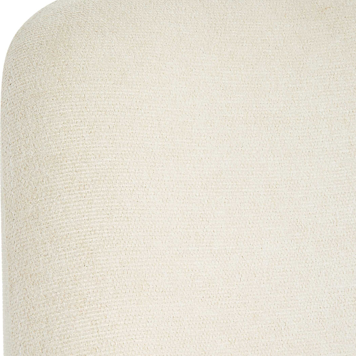 White Fabric Minimalist Dining Chair | Oroa.com