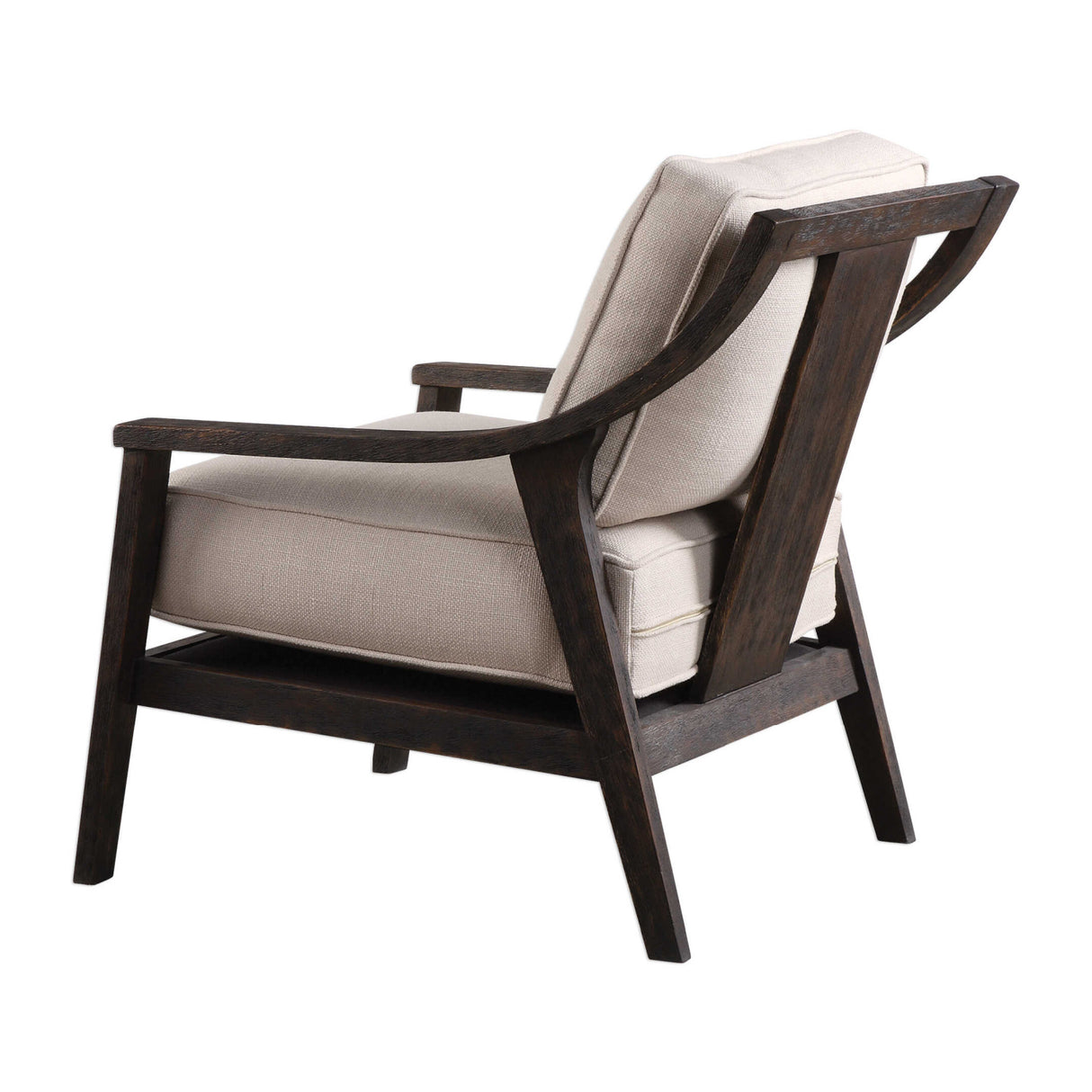 Rustic Hardwood Lounge Chair | Oroa.com