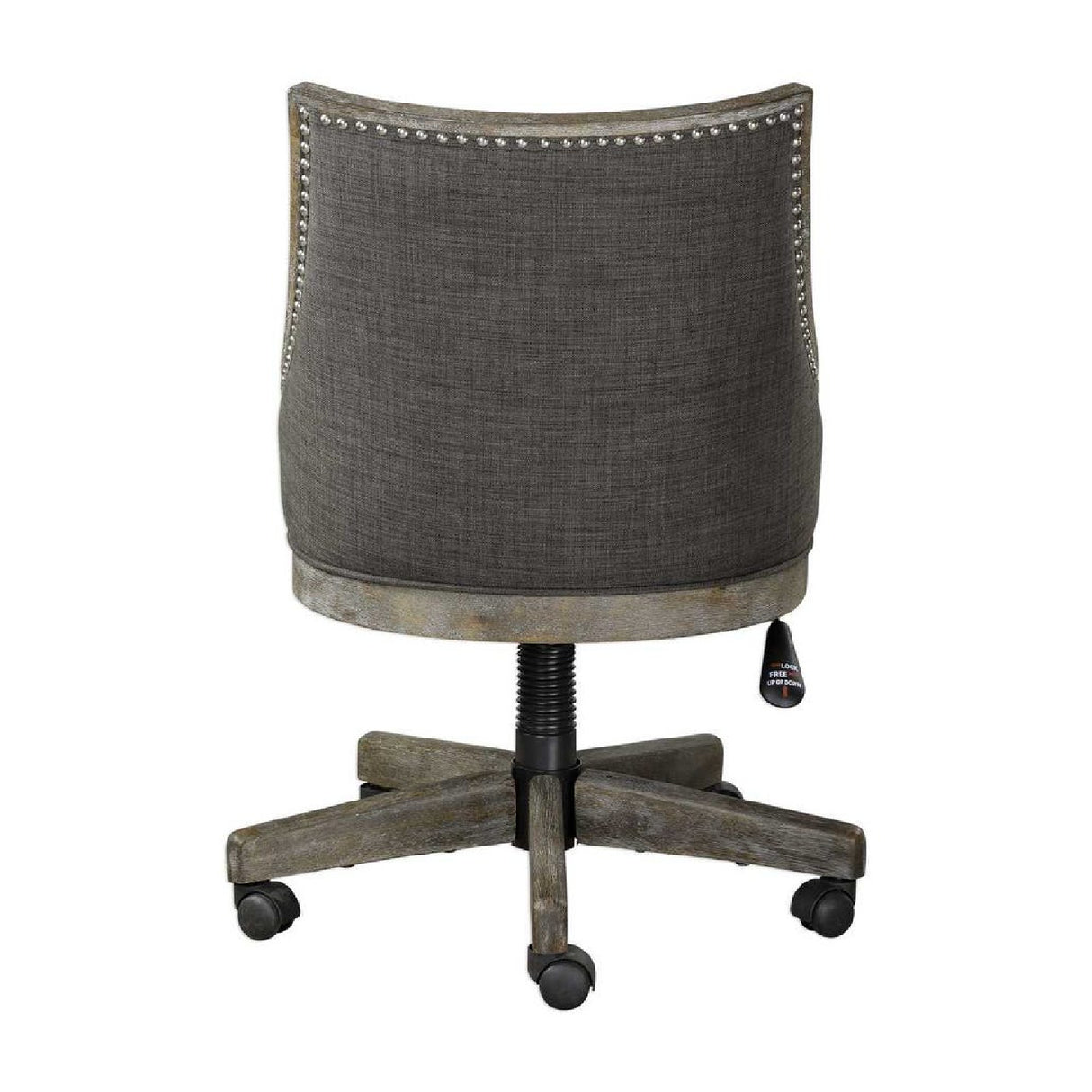 Gray Linen Desk Chair | Oroa.com