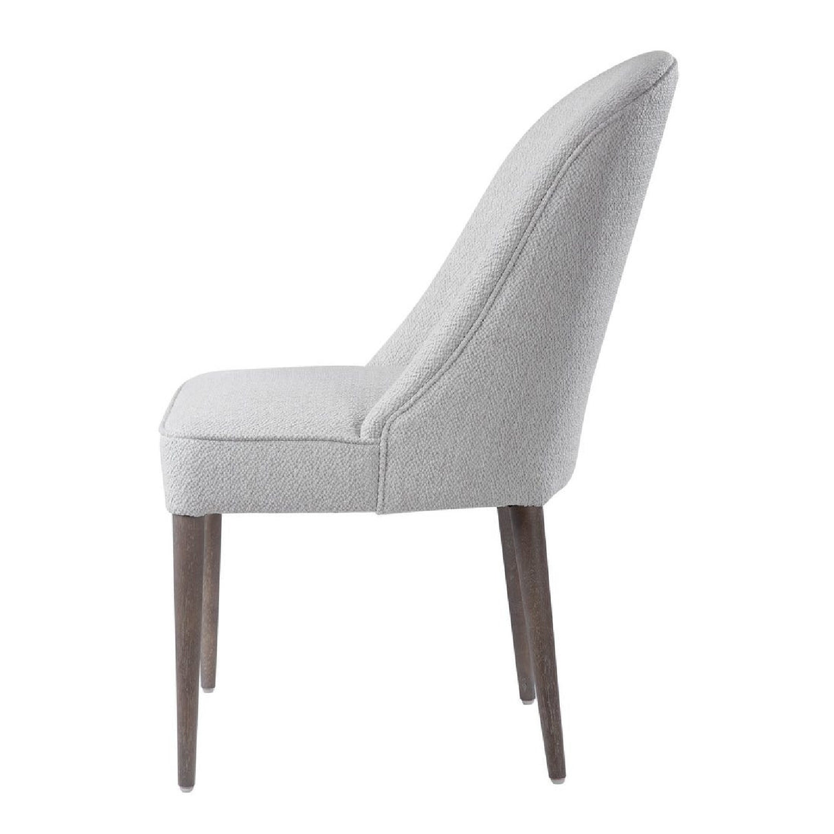 White Fabric Dining Chairs (2) | Oroa.com