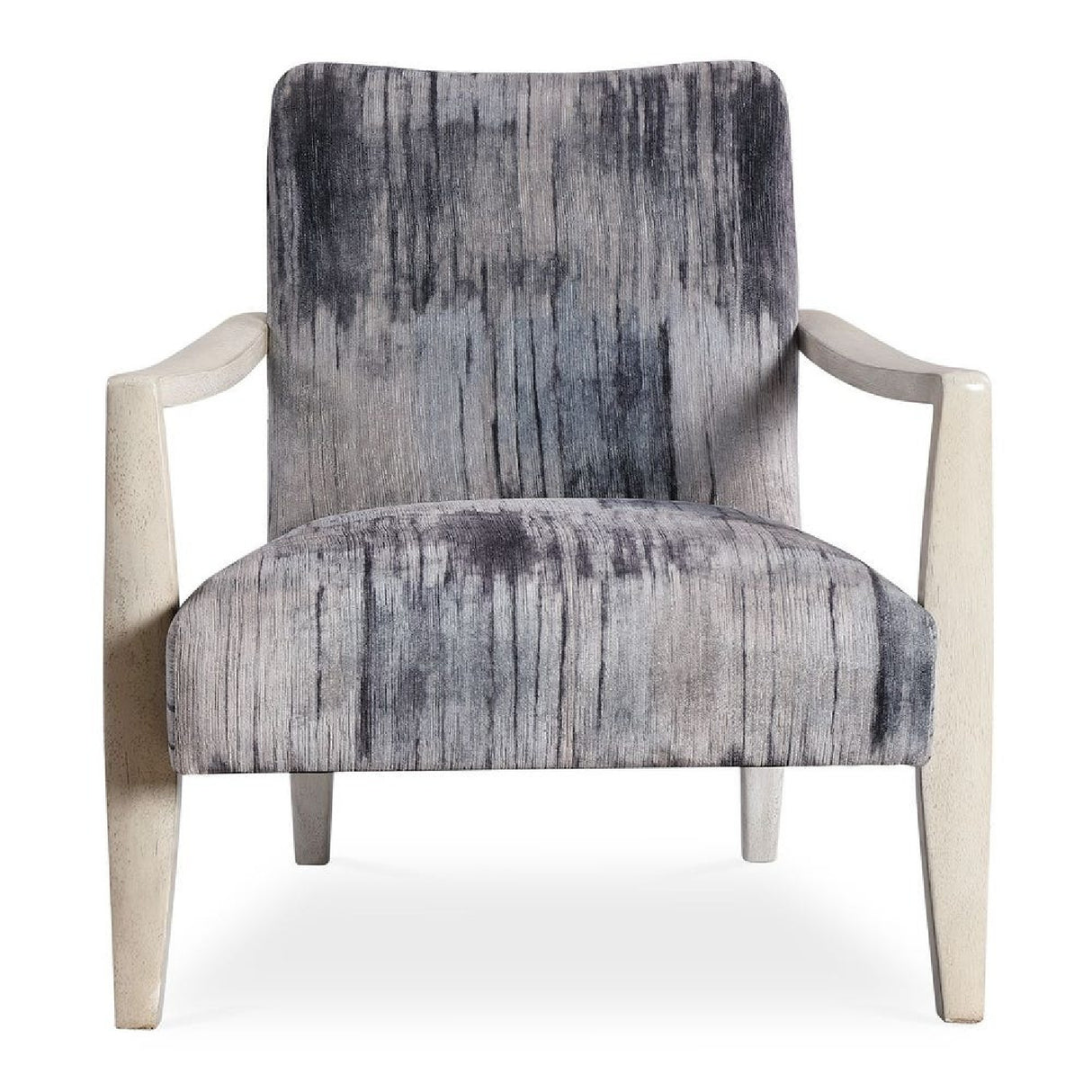 Abstract Print Chenille Accent Chair | Oroa.com