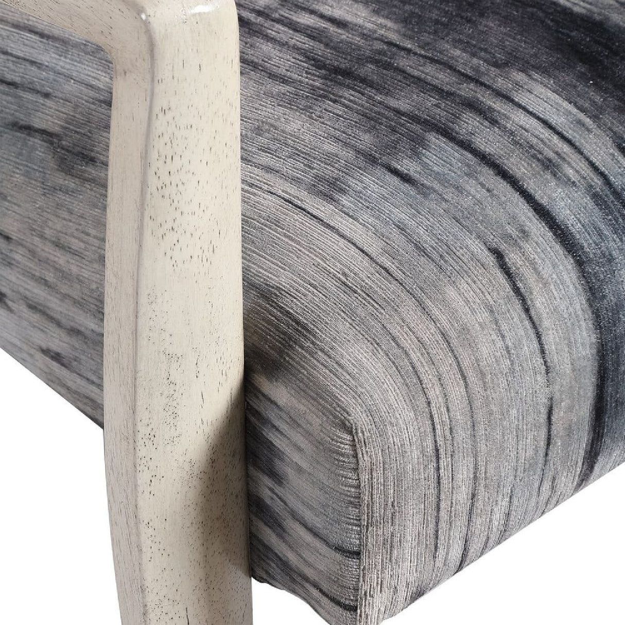 Abstract Print Chenille Accent Chair | Oroa.com