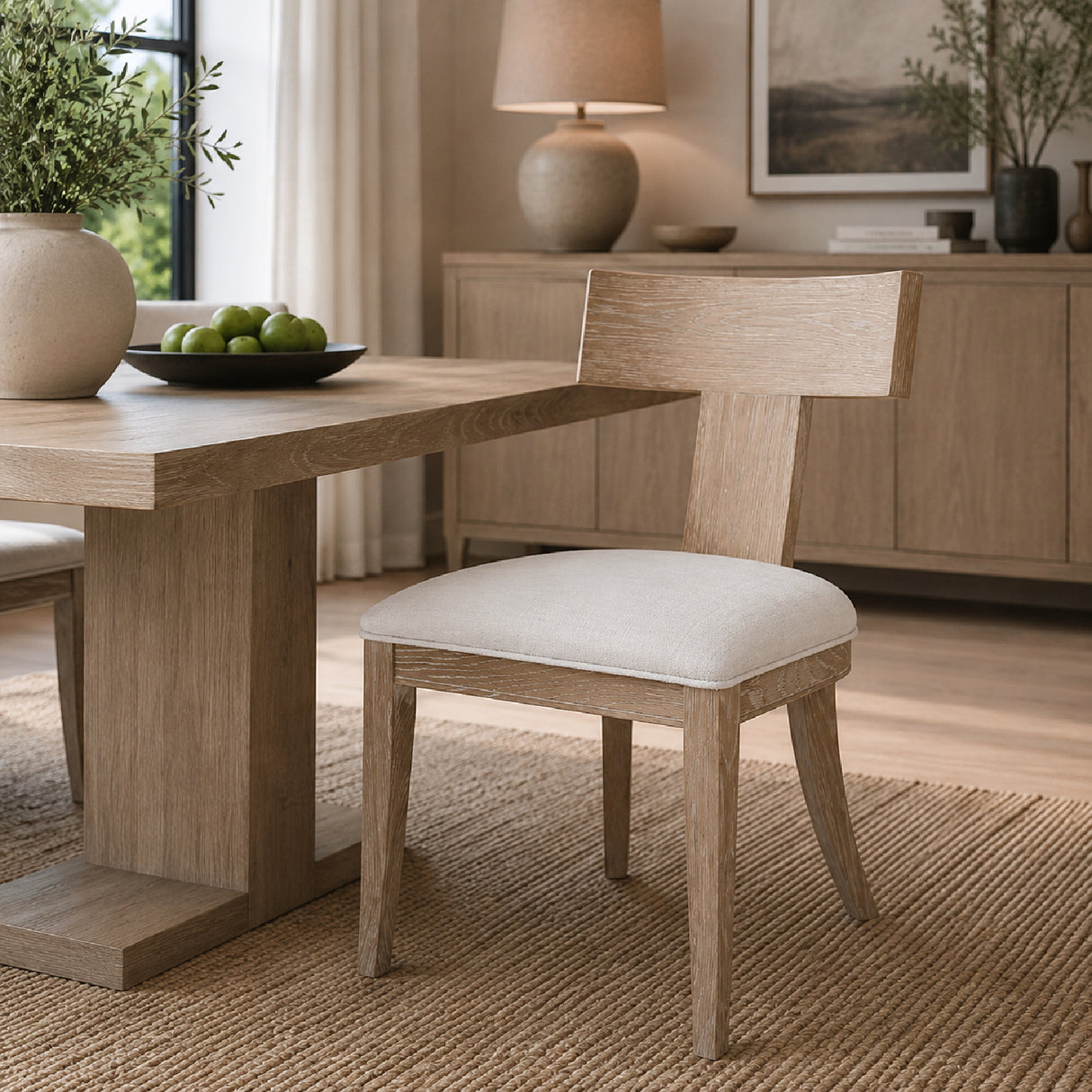 T-Shaped Wooden Dining Chair | Oroa.com