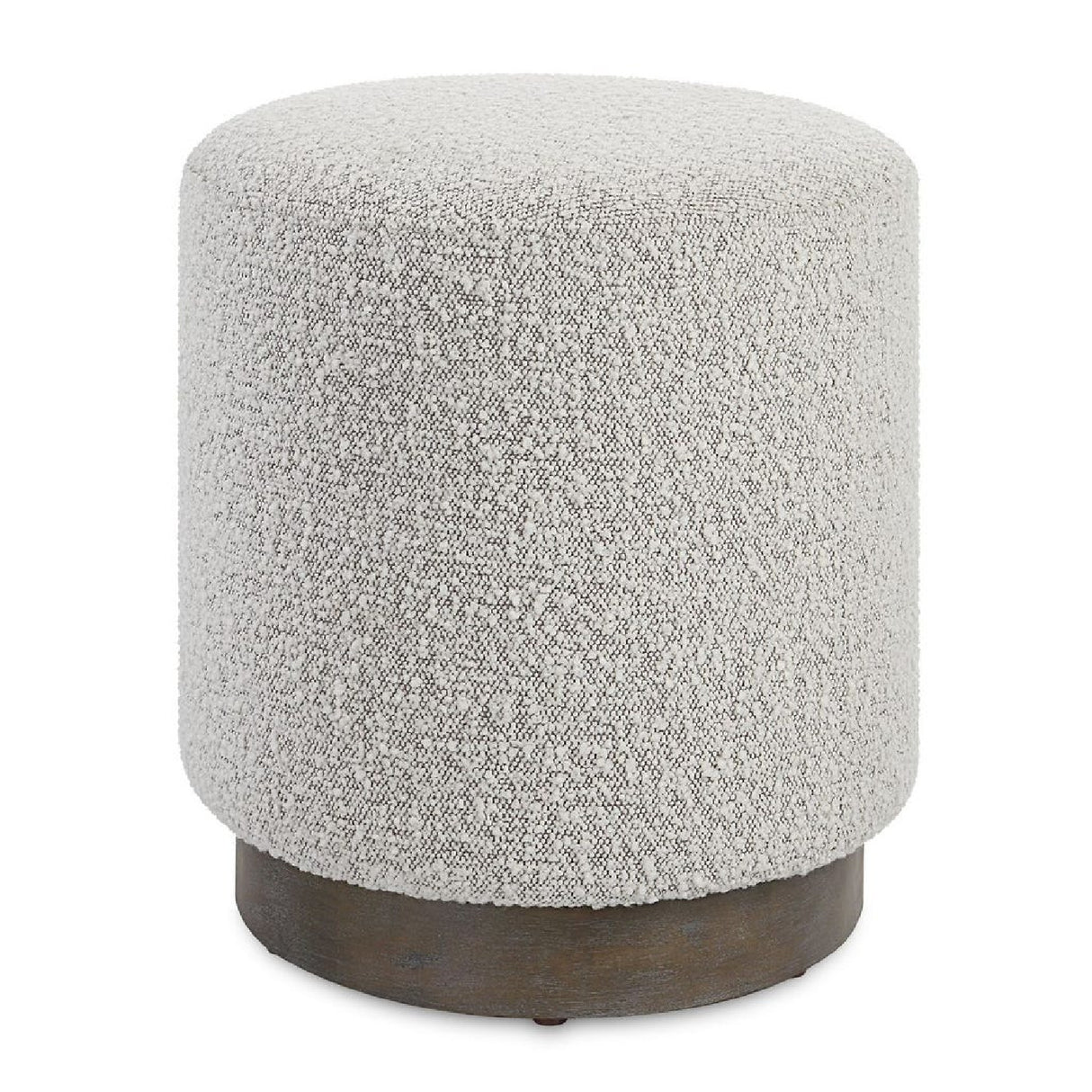 Cylindrical Textured Fabric Ottoman | Oroa.com