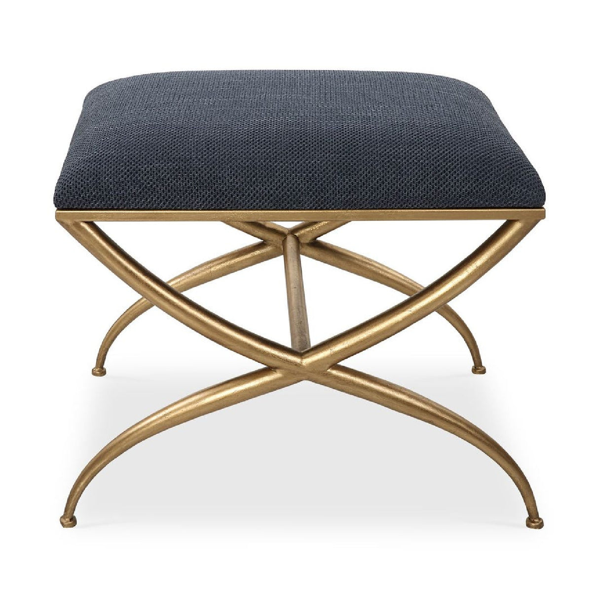 Curved Gold Frame Bench S | Oroa.com