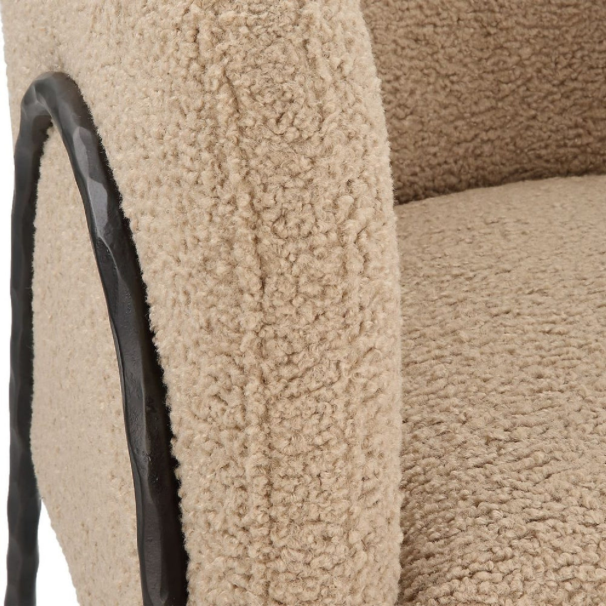Barrel-Back Scandinavian Accent Chair | Oroa.com