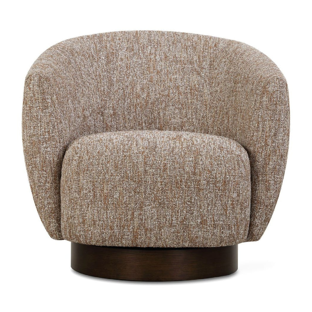 Brown Barrel Swivel Chair | Oroa.com