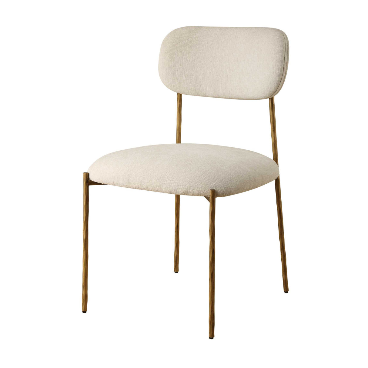 White Floating-Back Dining Chairs (2) | Oroa.com