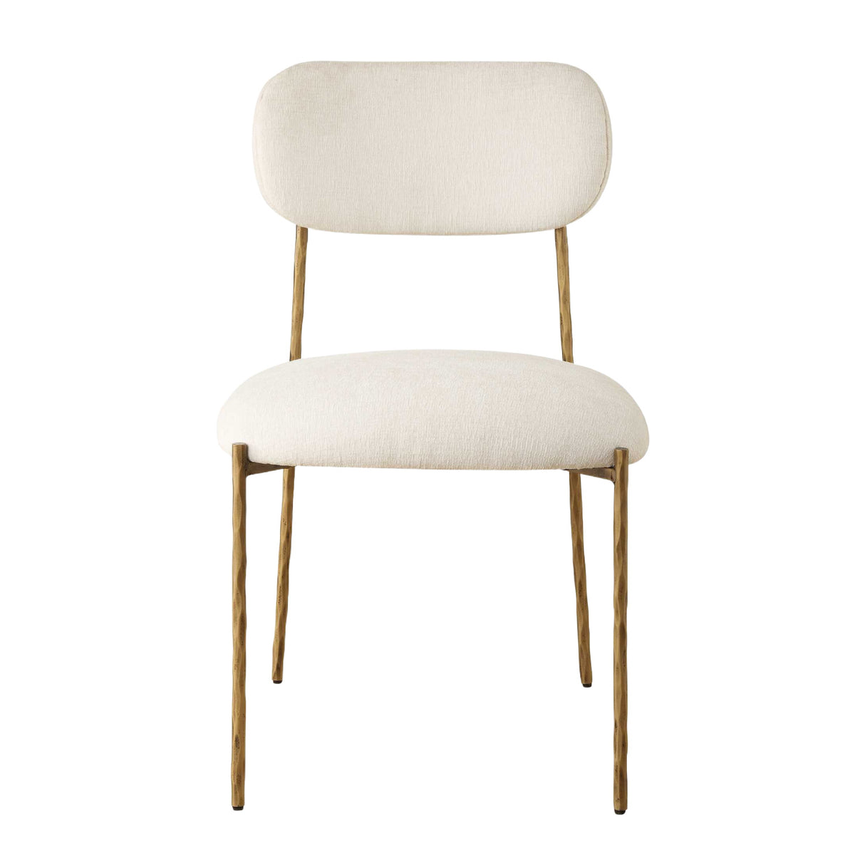 White Floating-Back Dining Chairs (2) | Oroa.com