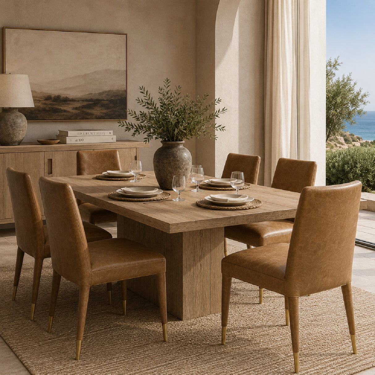 Upholstered Dining Chair Set (2) | Oroa.com