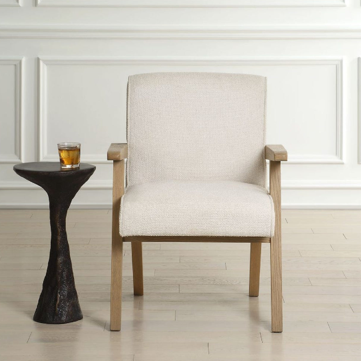 Oak Framed Padded Dining Chair | Oroa.com