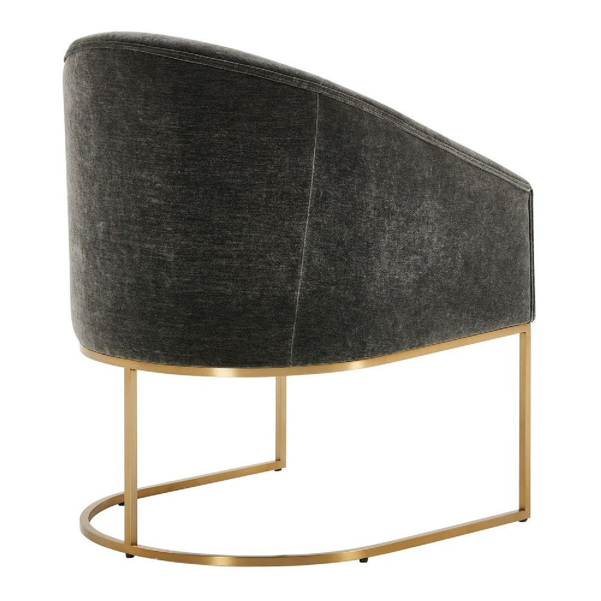 Black Velvet Cantilevered Dining Chair | Oroa.com