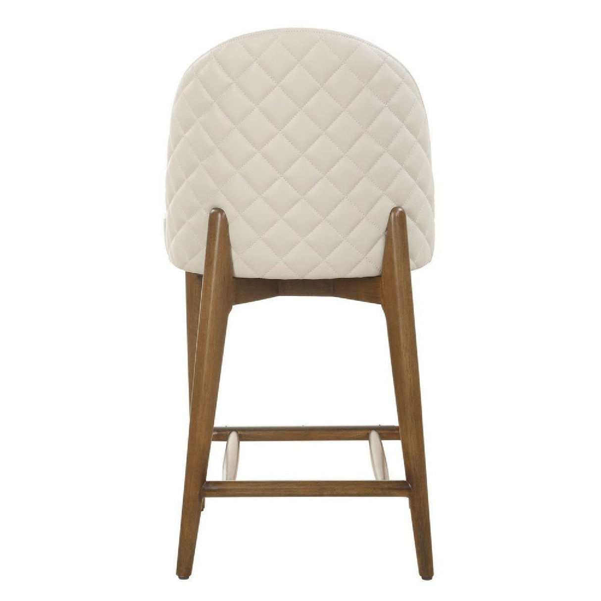 Cream Leather Inspired Counter Stool | Oroa.com