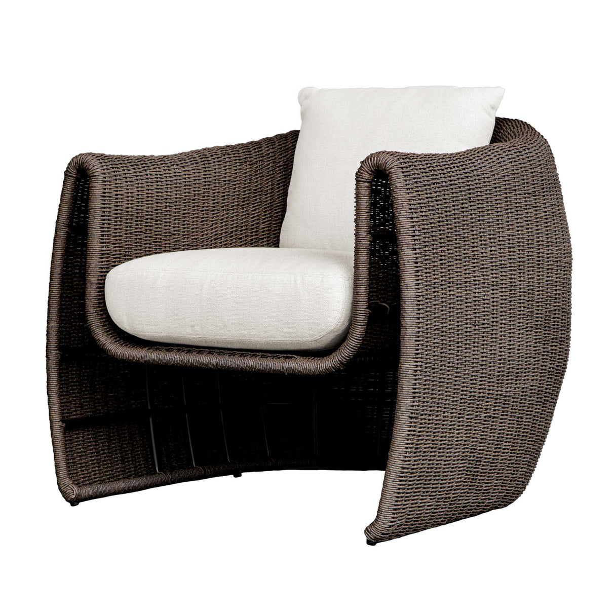 Woven Wicker Outdoor Lounge Chair | Oroa.com