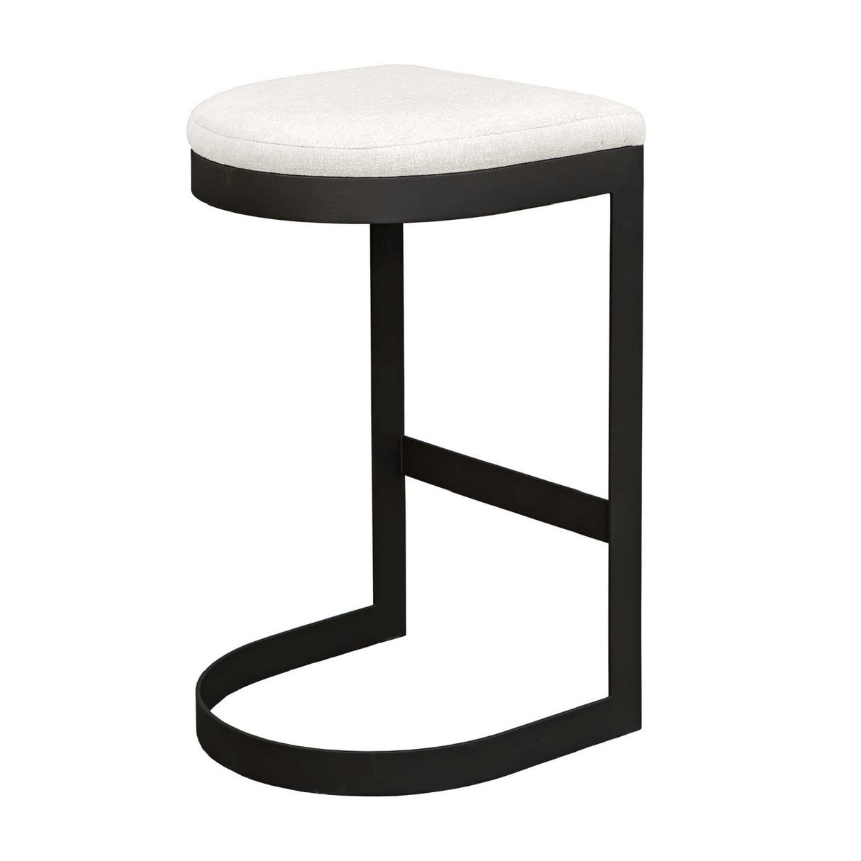 Black Cantilevered Outdoor Bar Stool | Oroa.com