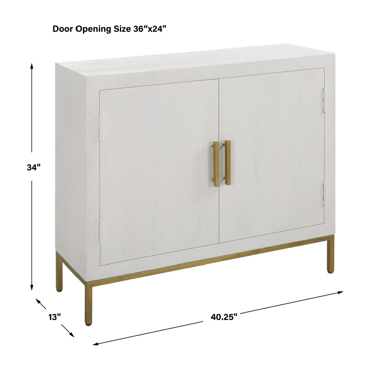 2-Door Oak Veneer Cabinet | Oroa.com