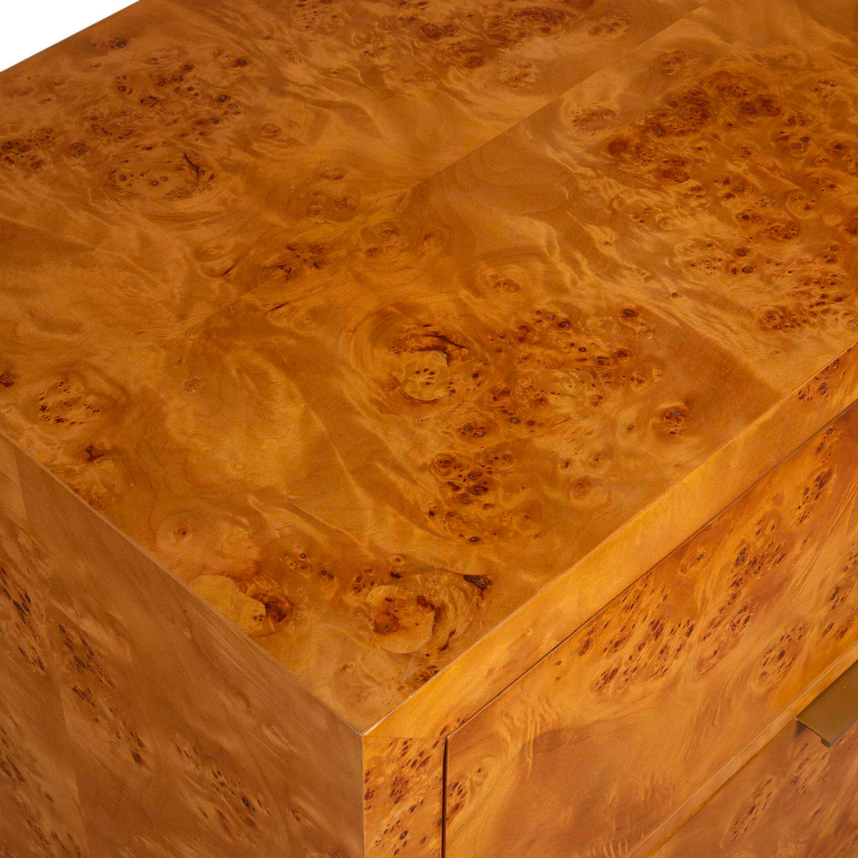 2-Drawer Burl Accent Chest | Oroa.com