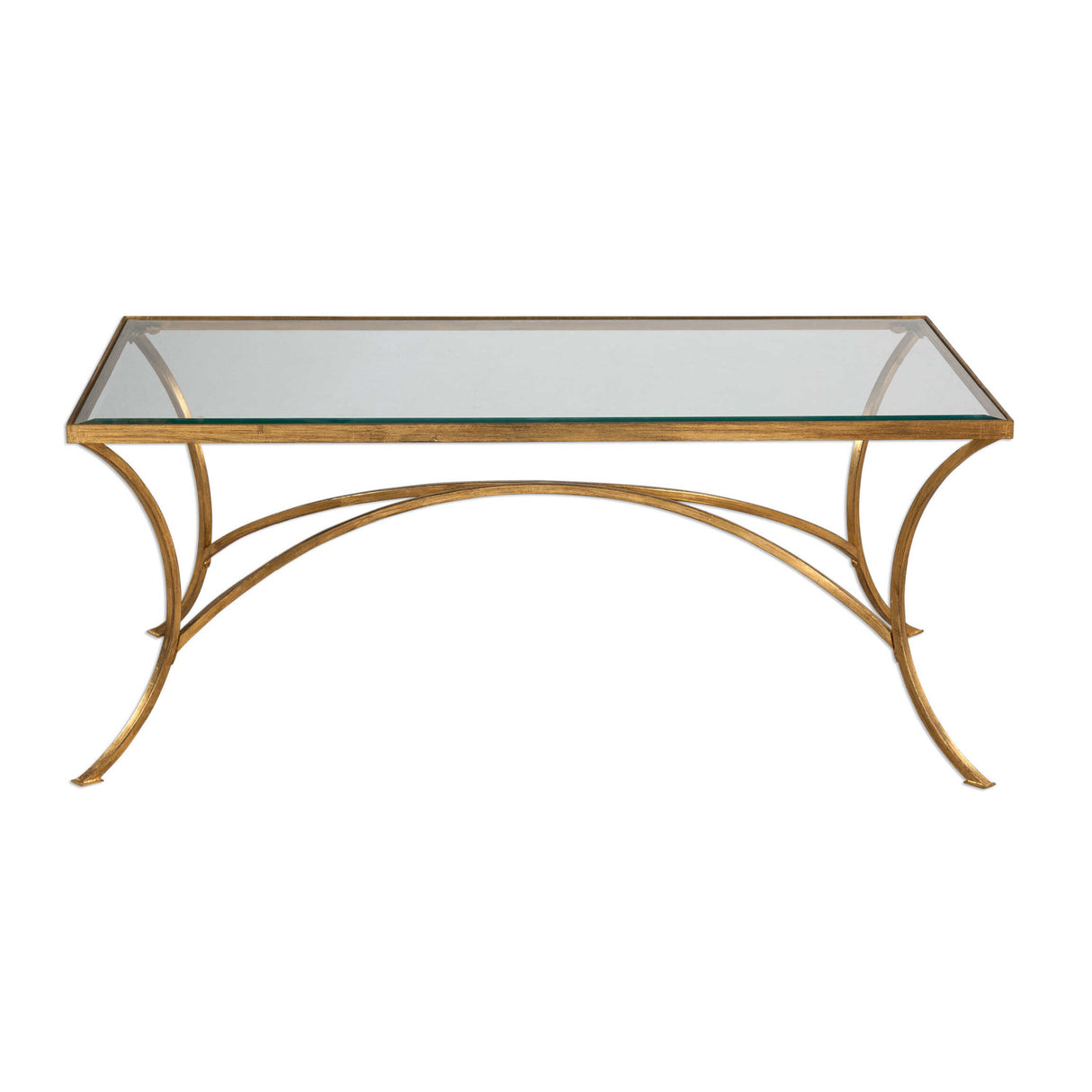 Beveled Tempered Glass Coffee Table | Oroa.com
