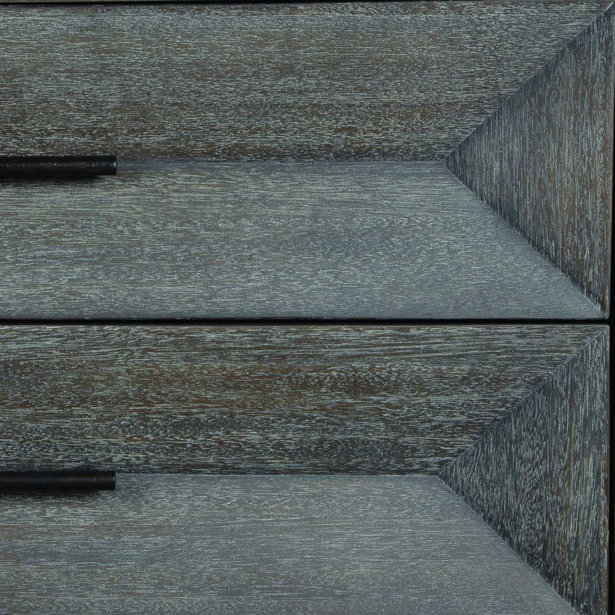 Gray Glazed Acacia 3-Drawer Chest | Oroa.com