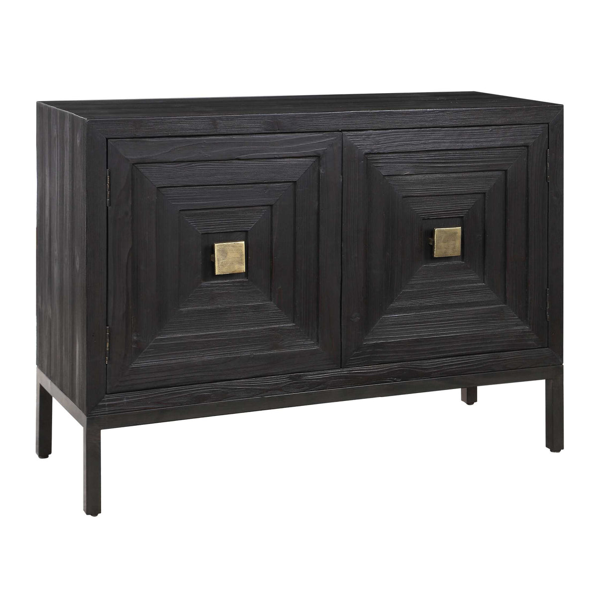 Fir Wood 2-Door Cabinet | Oroa.com