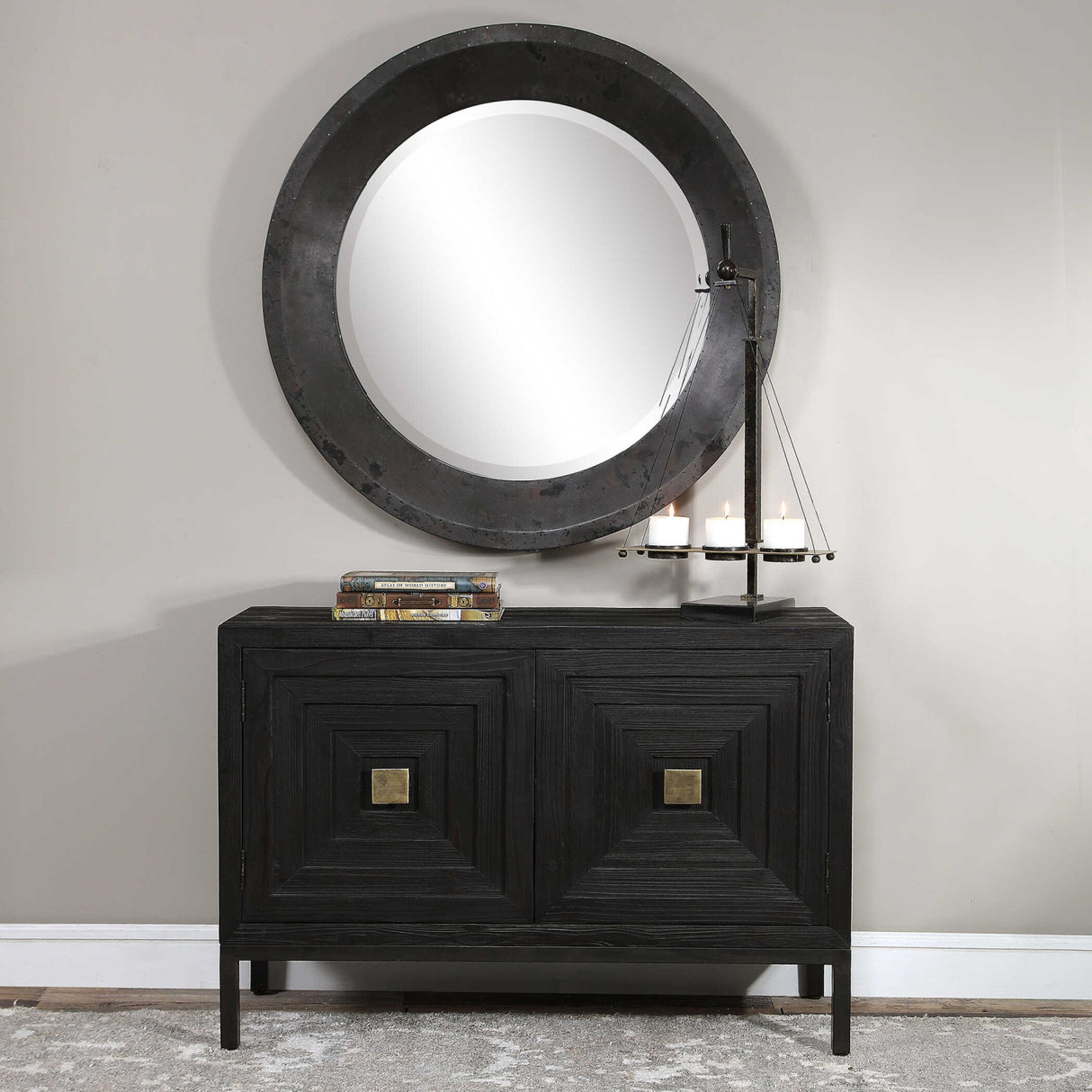 Fir Wood 2-Door Cabinet | Oroa.com