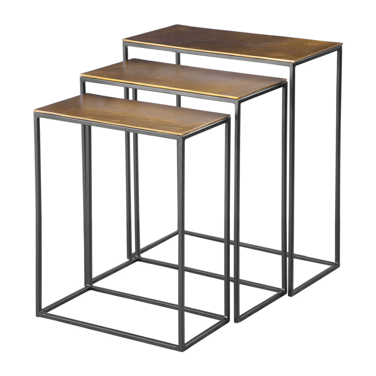 Cast Aluminum Nesting Tables (3) | Oroa.com