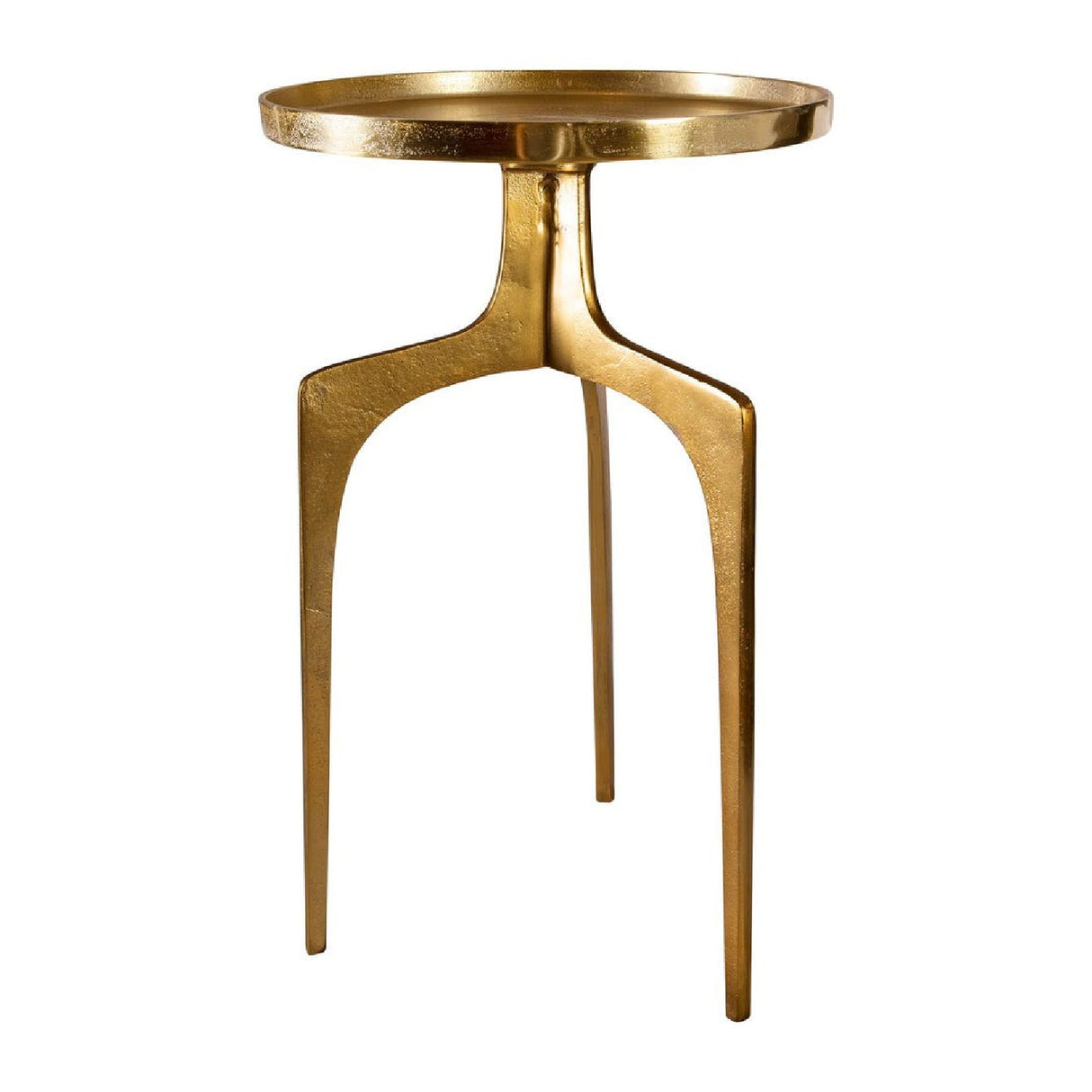Round Cast Aluminum Accent Table | Oroa.com