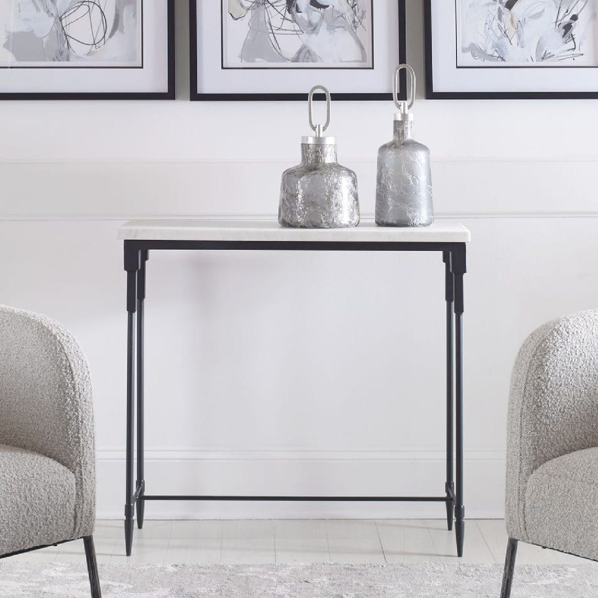 White Marble Console Table | Oroa.com