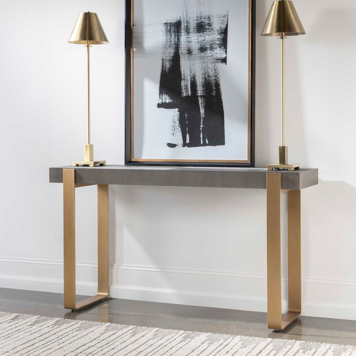 Gray Ash Console Table | Oroa.com