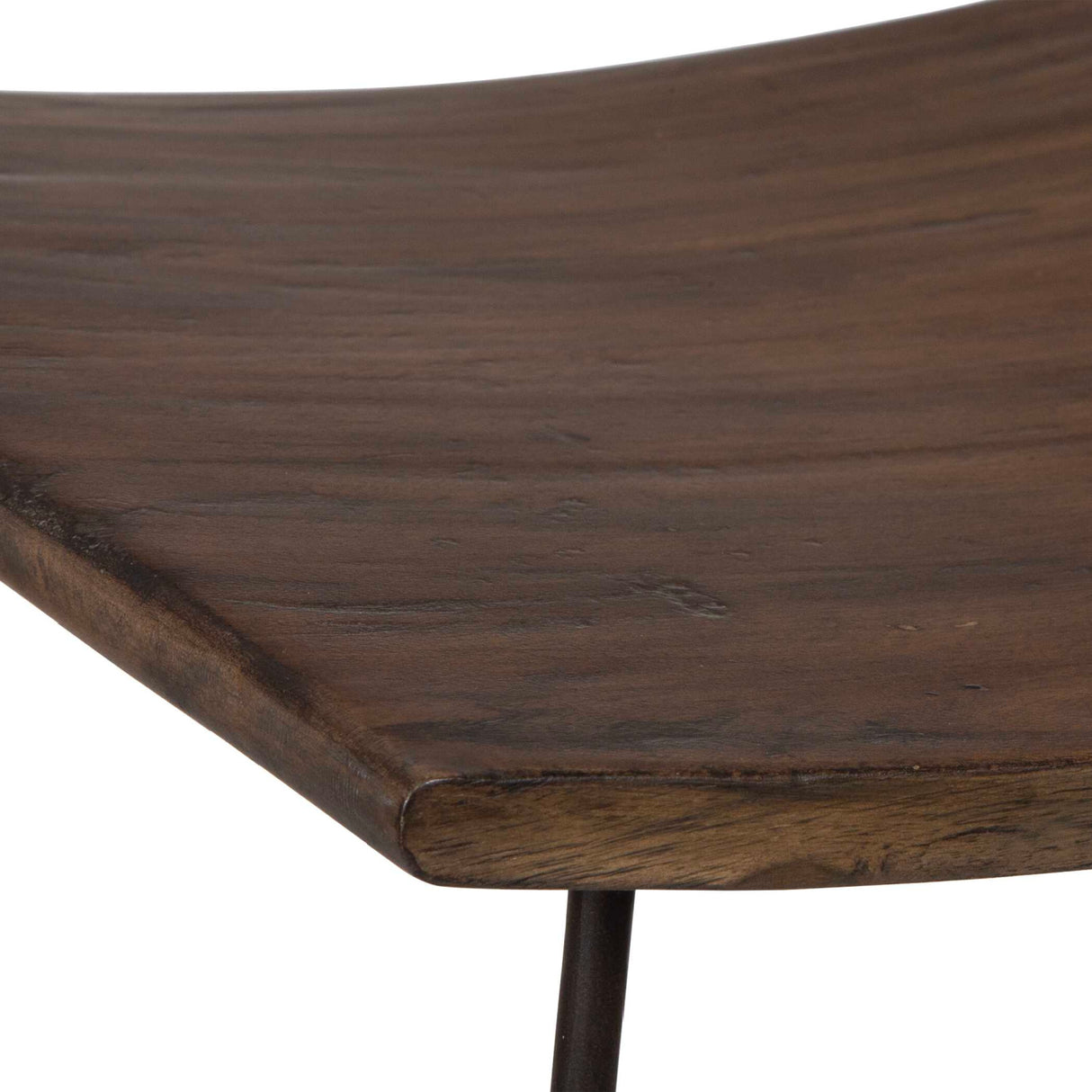 Solid Mango Scooped Counter Stool | Oroa.com