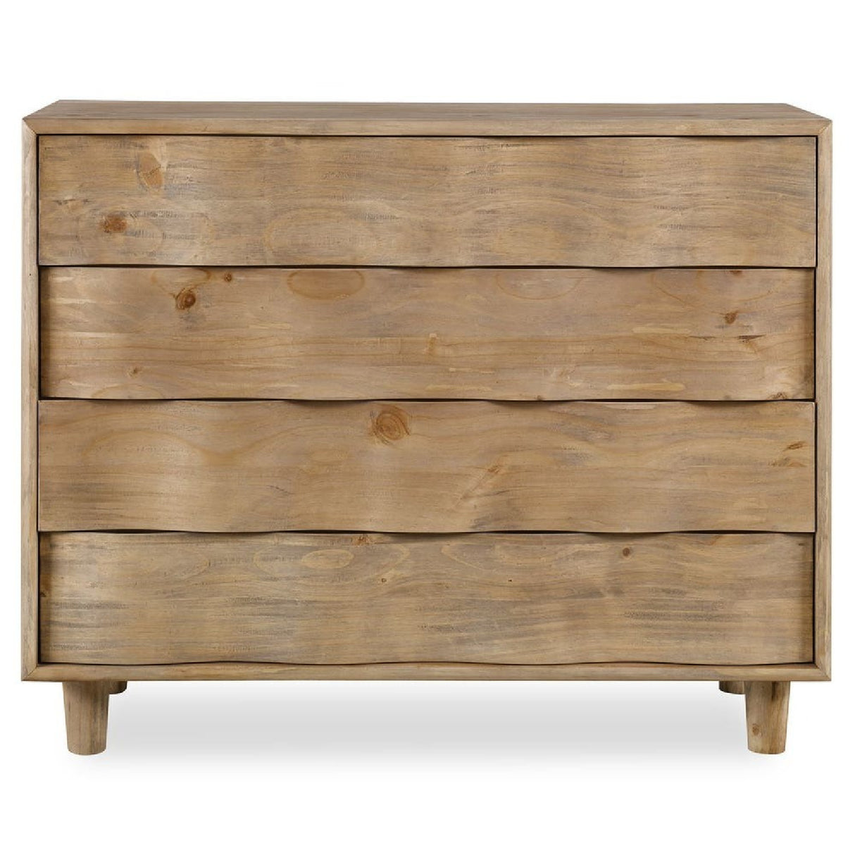 Pine Wood 4-Drawer Accent Chest | Oroa.com