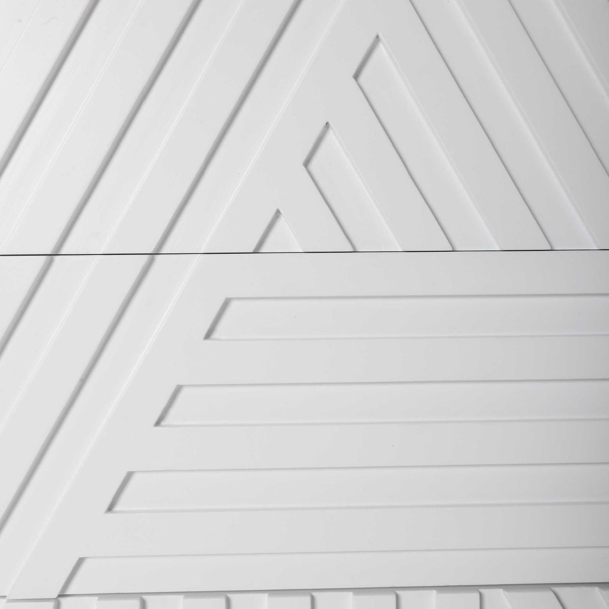 Geometric Carved 3-Drawer Chest | Oroa.com