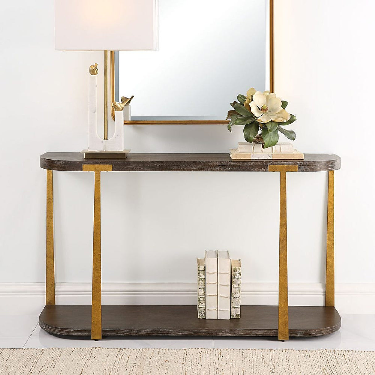 Brown Oak Console Table | Oroa.com