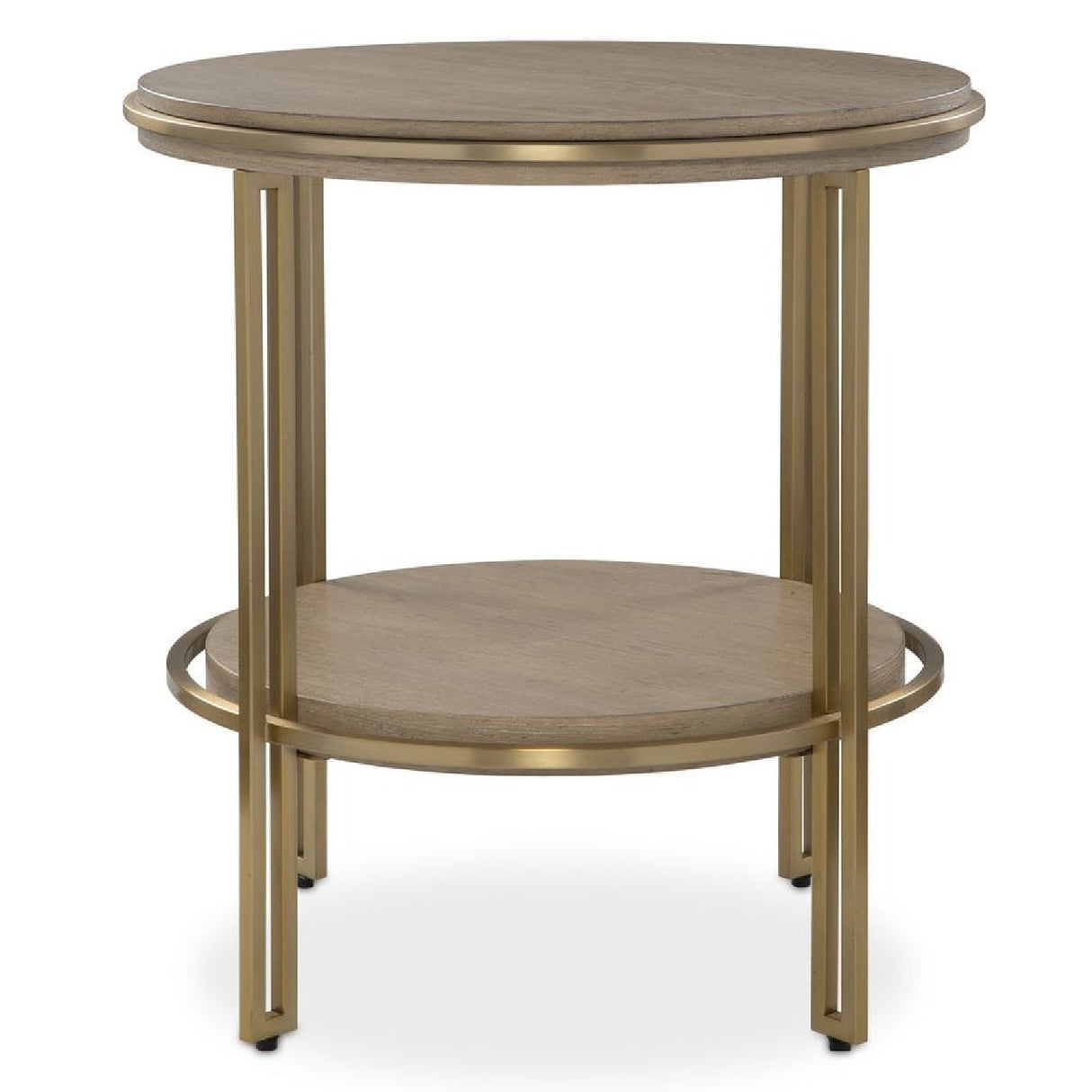Brushed Brass Framed Side Table | Oroa.com