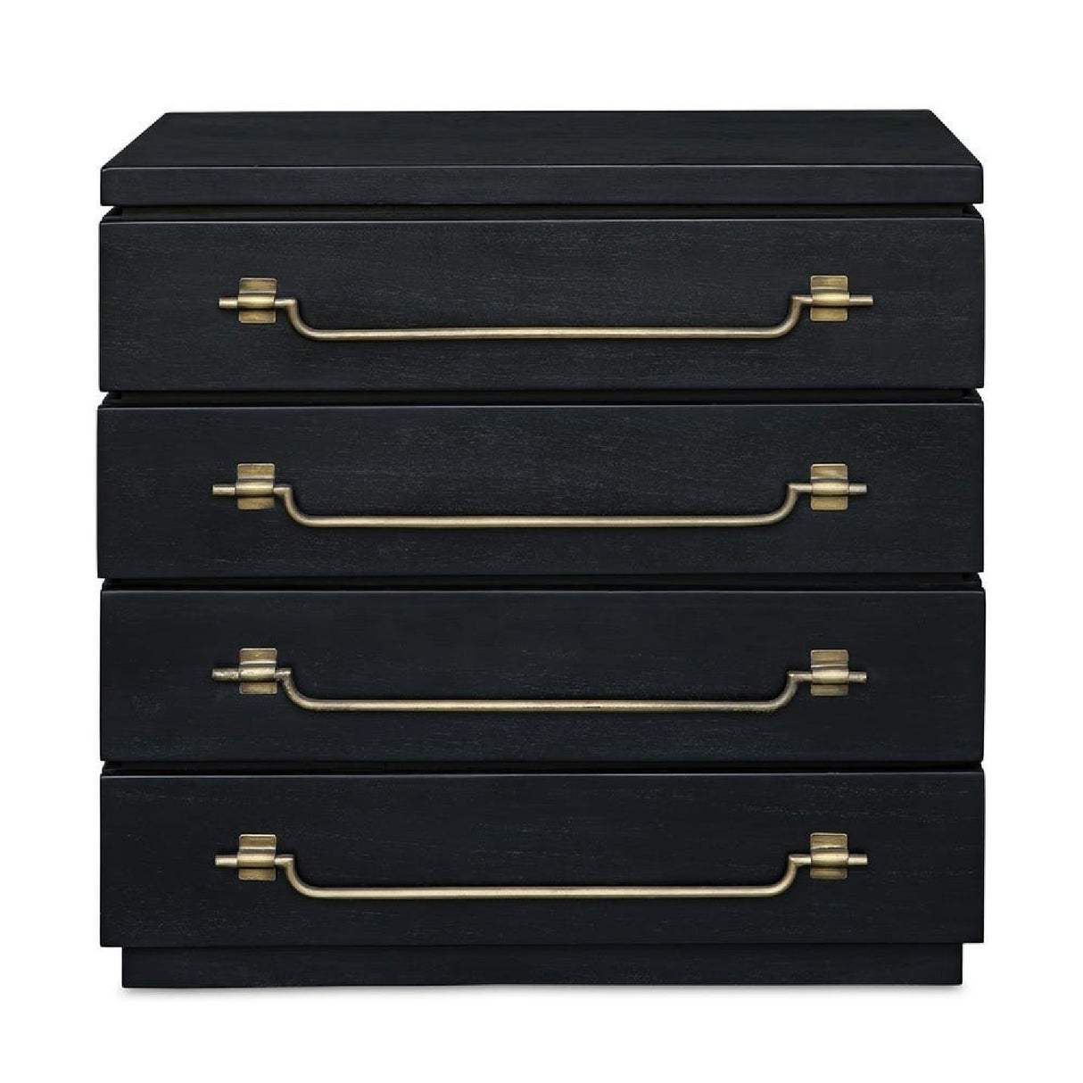 Black Mahogany 4-Drawer Accent Chest | Oroa.com