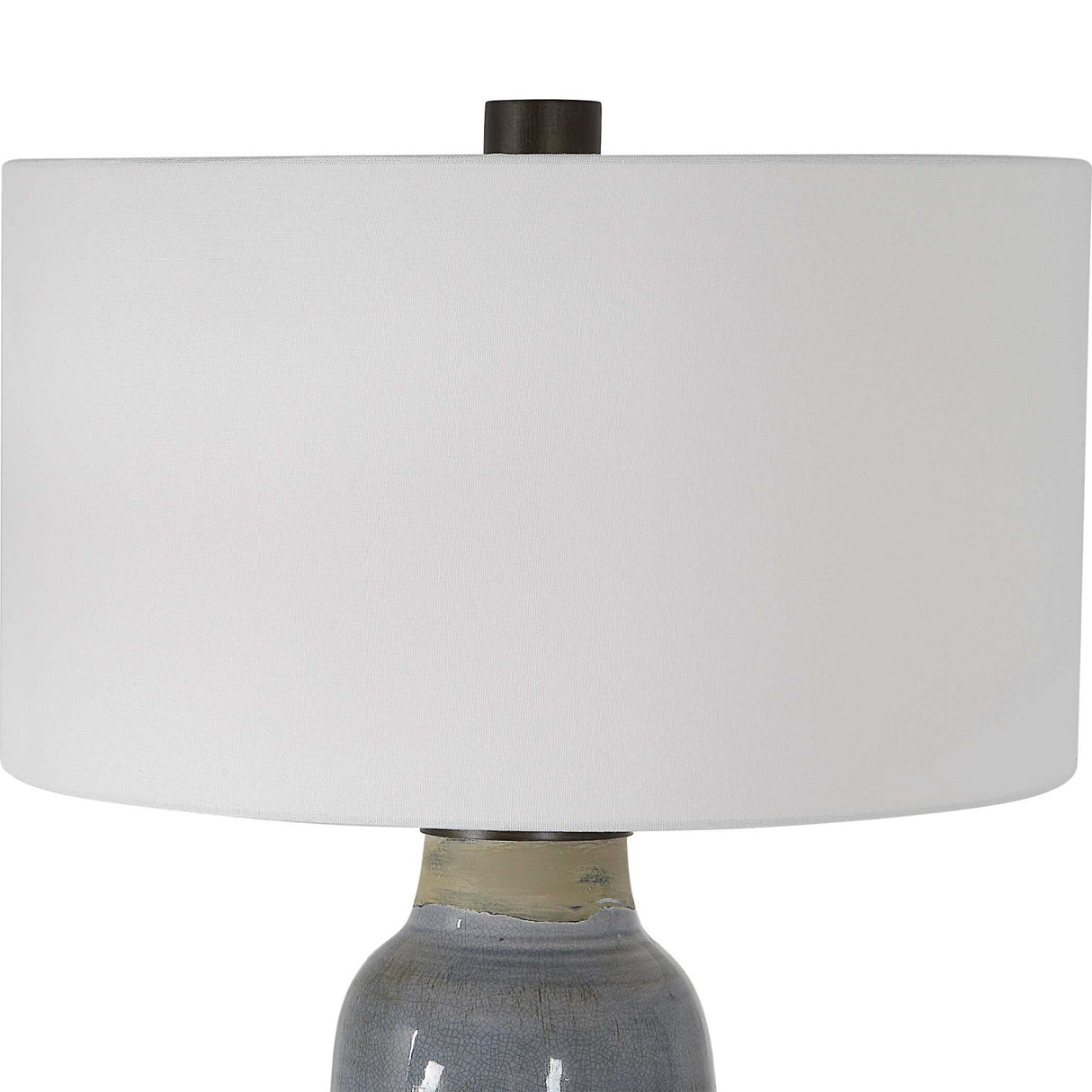 Distressed Blue Ceramic Table Lamp | Oroa.com