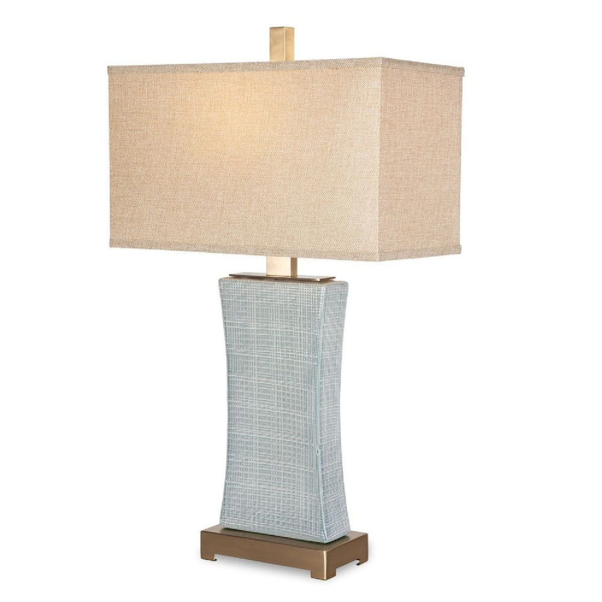 Pale Blue Ceramic Table Lamp | Oroa.com