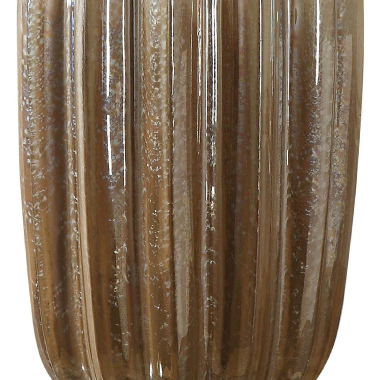 Fluted Pearlescent Ceramic Table Lamp | Oroa.com