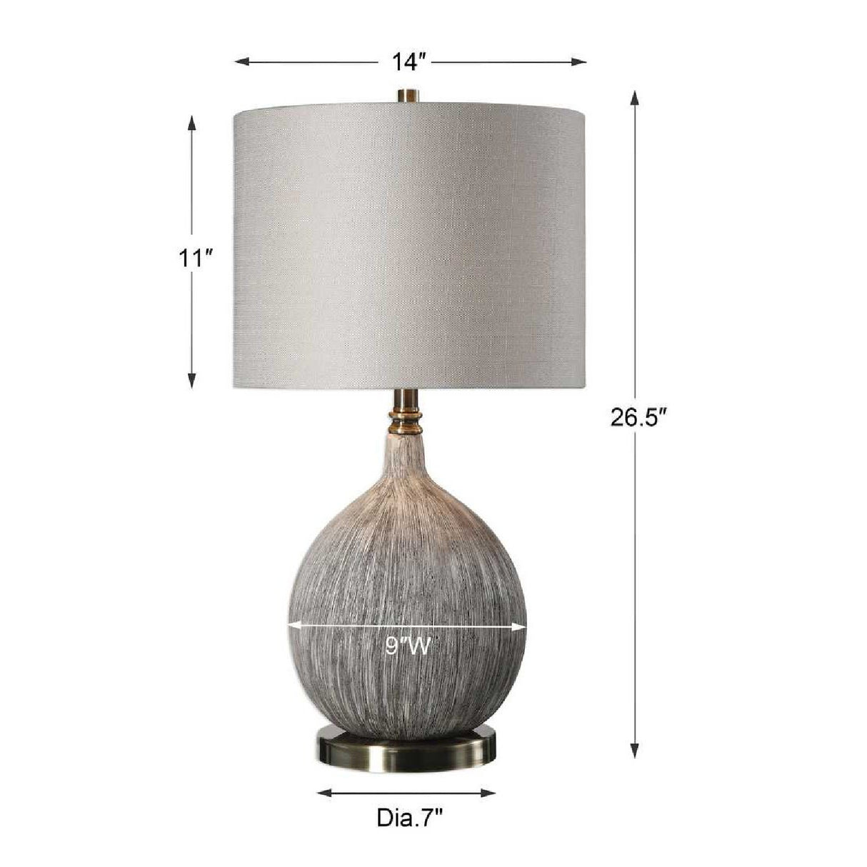 Gourd-Shaped Ceramic Table Lamp | Oroa.com
