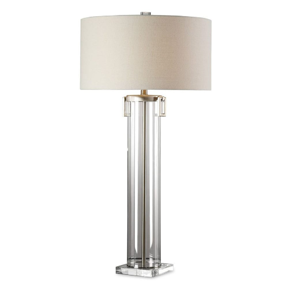 Clear Cylindrical Table Lamp | Oroa.com