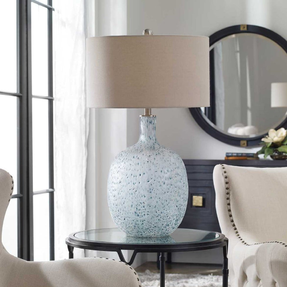 Mottled Glass Table Lamp | Oroa.com