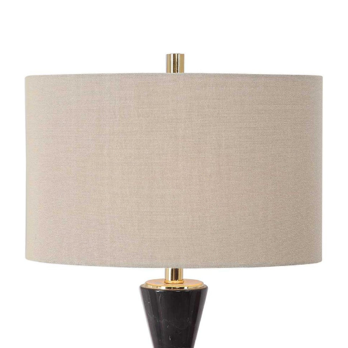 Hourglass Black Marble Table Lamp | Oroa.com