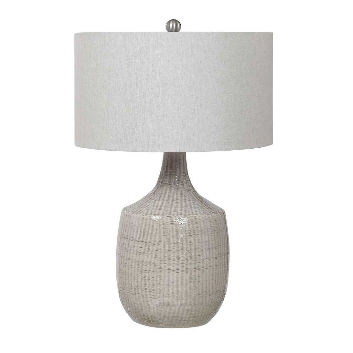 Gray Ceramic Table Lamp | Oroa.com