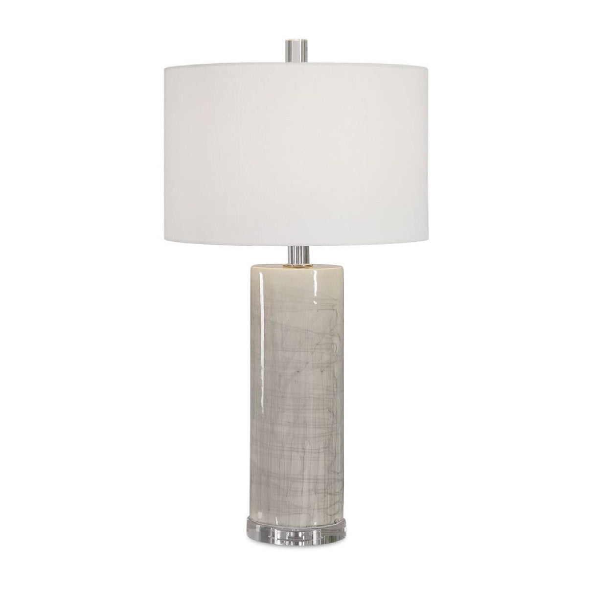 Beige Glazed Ceramic Table Lamp | Oroa.com