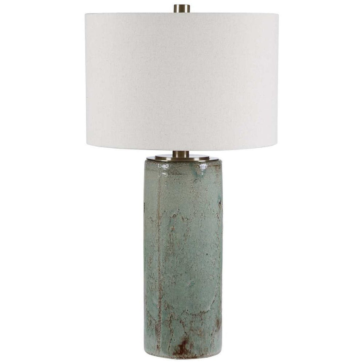 Rustic Blue Ceramic Table Lamp | Oroa.com