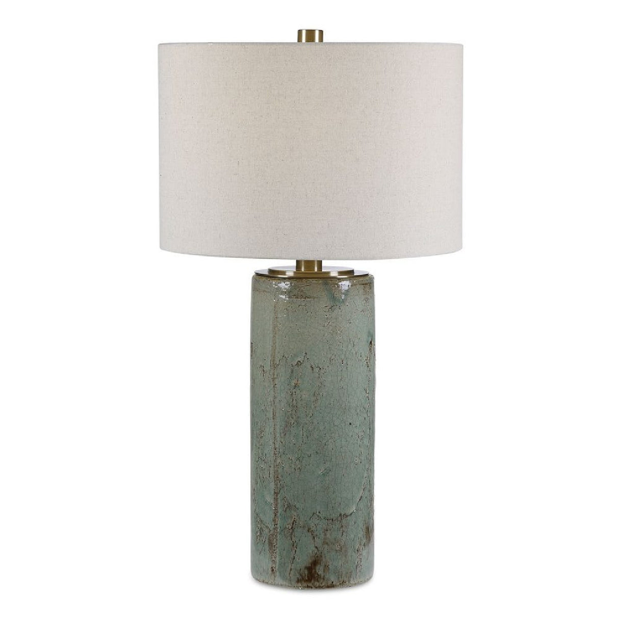 Rustic Blue Ceramic Table Lamp | Oroa.com