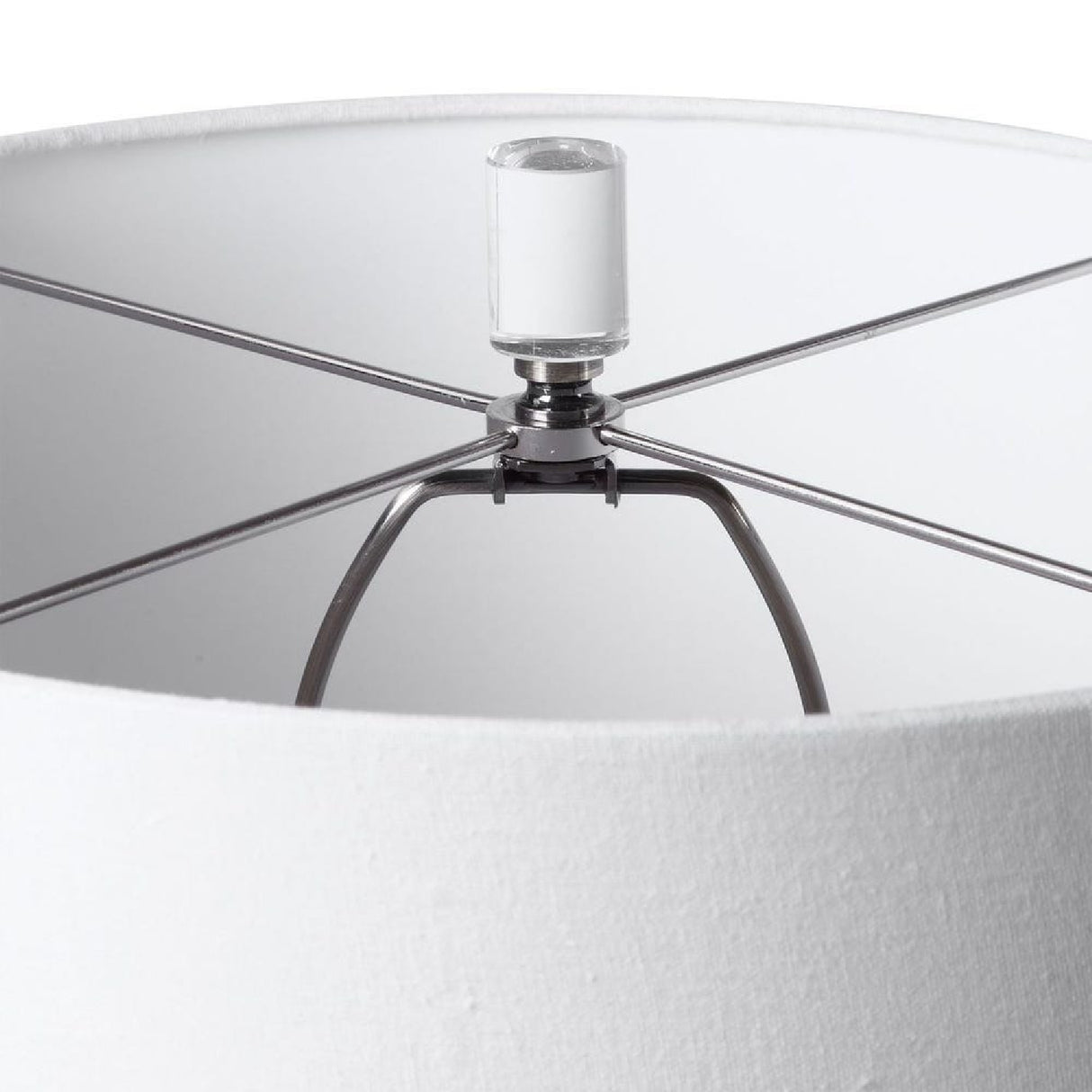 Glossy White Ceramic Table Lamp | Oroa.com